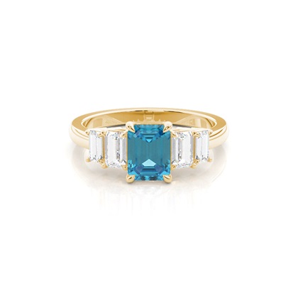 Baguette Diamond Engagement Rings 