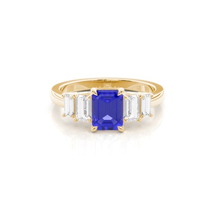 Baguette Diamond Engagement Rings 