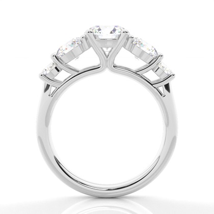 Brilliant Platin Trilogie Verlobungsringe