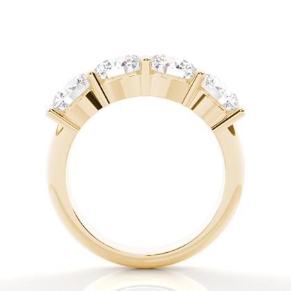 Yellow Gold Eternity Diamond Rings