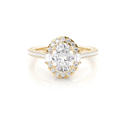 Oval Diamond Engagement Rings