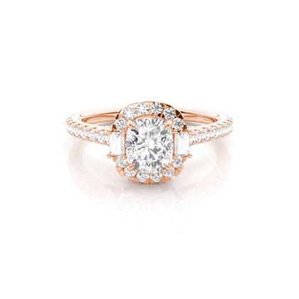 Cushion Cut Diamond Engagement Rings