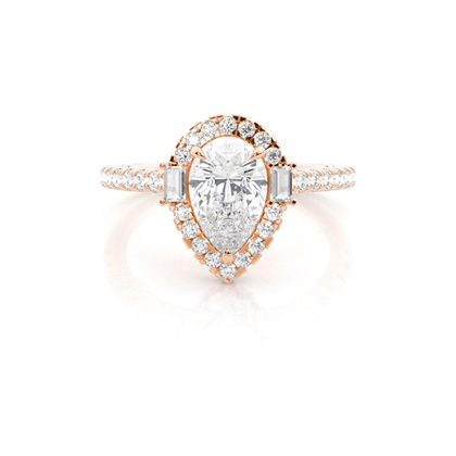 Pear Shaped Diamond Engagement Rings