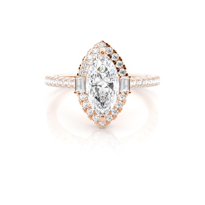 Marquise Diamond Engagement Rings