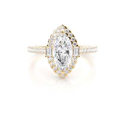 Marquise Diamond Engagement Rings