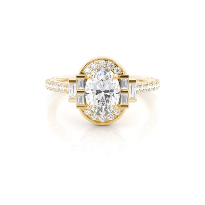 Oval Diamond Engagement Rings