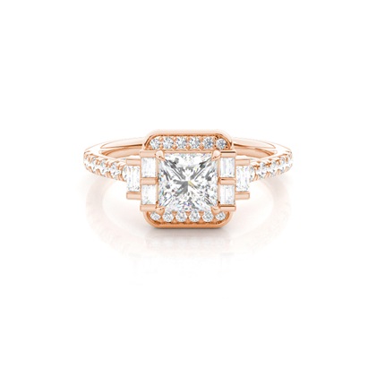 Princess Cut Diamond Engagement Rings