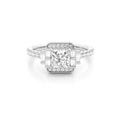 Princess Cut Diamond Engagement Rings