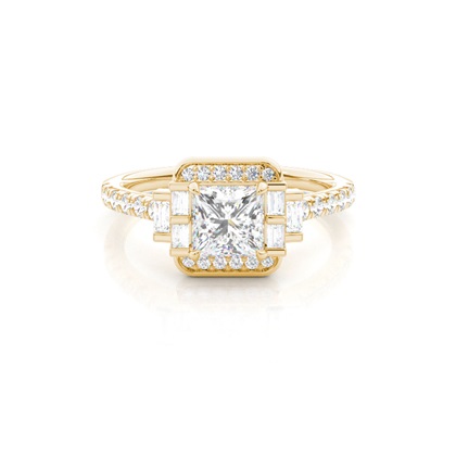 Princess Cut Diamond Engagement Rings