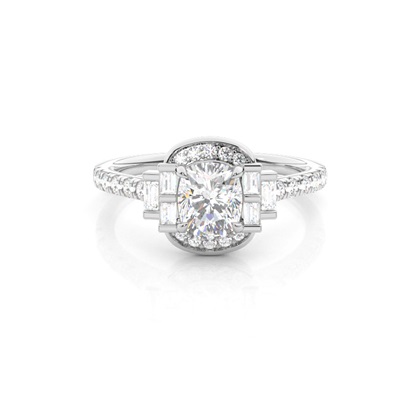 Cushion Cut Diamond Engagement Rings