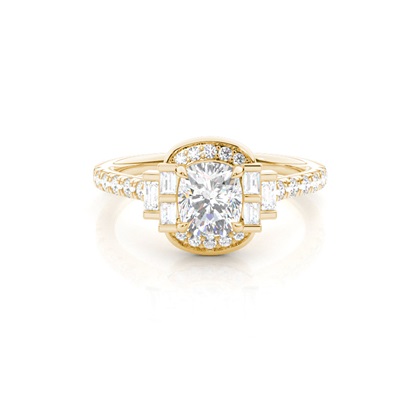 Cushion Cut Diamond Engagement Rings