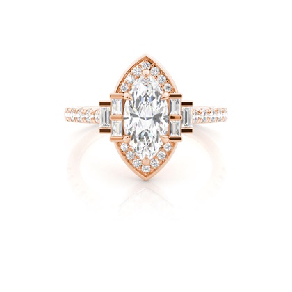 Marquise Diamond Engagement Rings