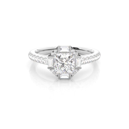 Princess Cut Diamond Engagement Rings