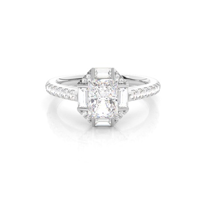 Radiant Diamond Engagement Rings