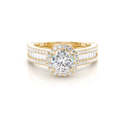 Yellow Gold Diamond Engagement Rings