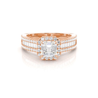 Asscher Diamond Engagement Rings