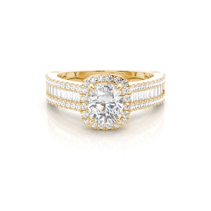 Cushion Cut Diamond Engagement Rings