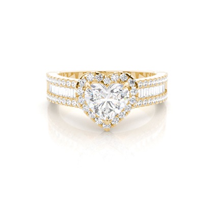 Heart Diamond Engagement Rings