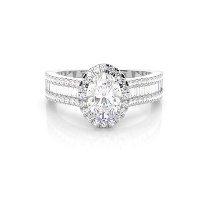 Oval Diamond Engagement Rings