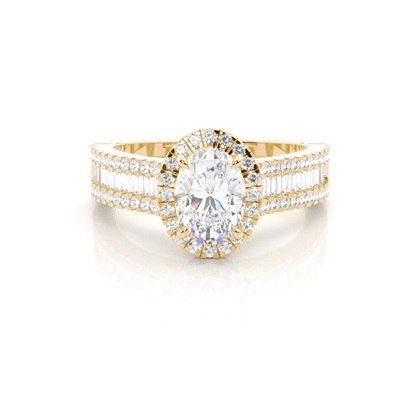 Oval Diamond Engagement Rings