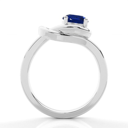 Brilliant Weißgold Saphir Diamantringe