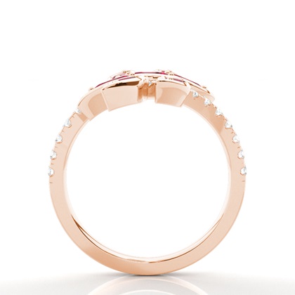 Marquise-Rubin-Modering In Krappenfassung