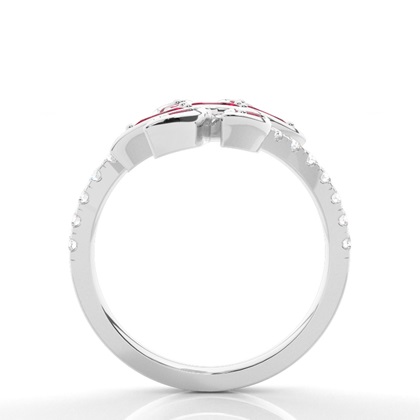 Marquise-Rubin-Modering In Krappenfassung