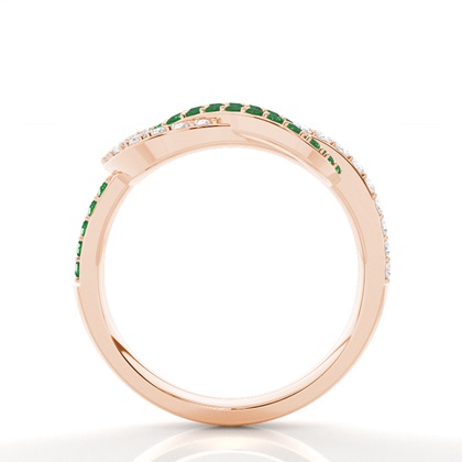 Rose Gold Statement Diamond Rings