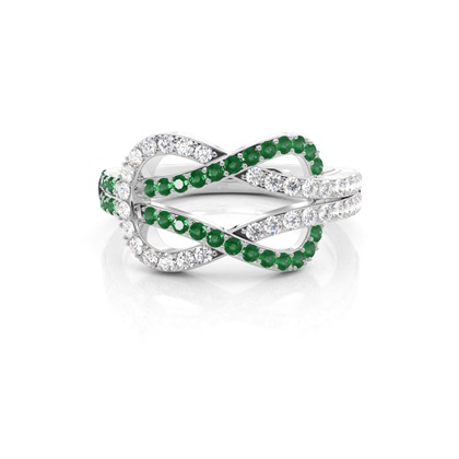 Prong Setting Round Fashion Ring