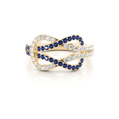 Yellow Gold Statement Diamond Rings