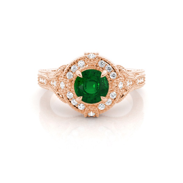 Prong Setting Round Halo Ring
