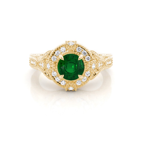 Prong Setting Round Halo Ring