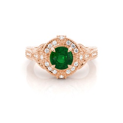 Prong Setting Round Halo Ring