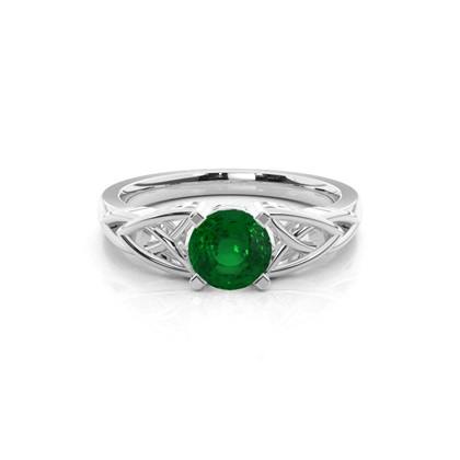 Prong Setting Round Solitaire Ring