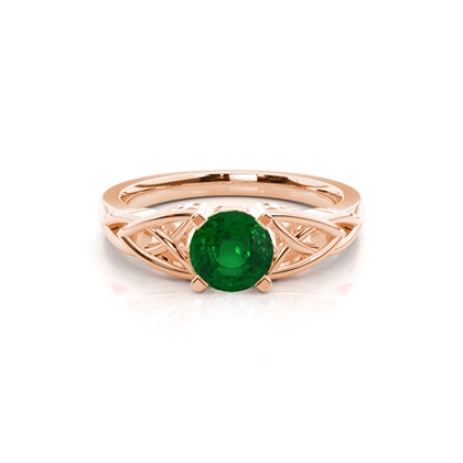 Prong Setting Round Solitaire Ring