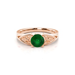 Prong Setting Round Solitaire Ring