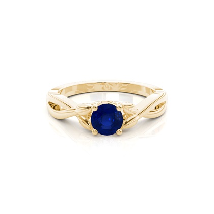 Yellow Gold Solitaire Diamond Engagement Rings