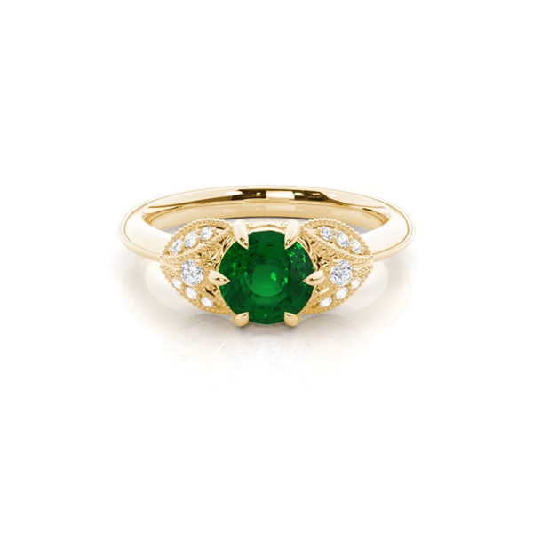 Prong Setting Round Trilogy Ring