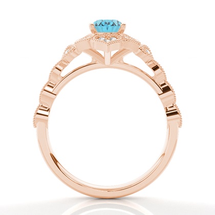 Rotgold Verlobungsringe Vintage