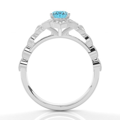 Weißgold Ethereal Verlobungsringe