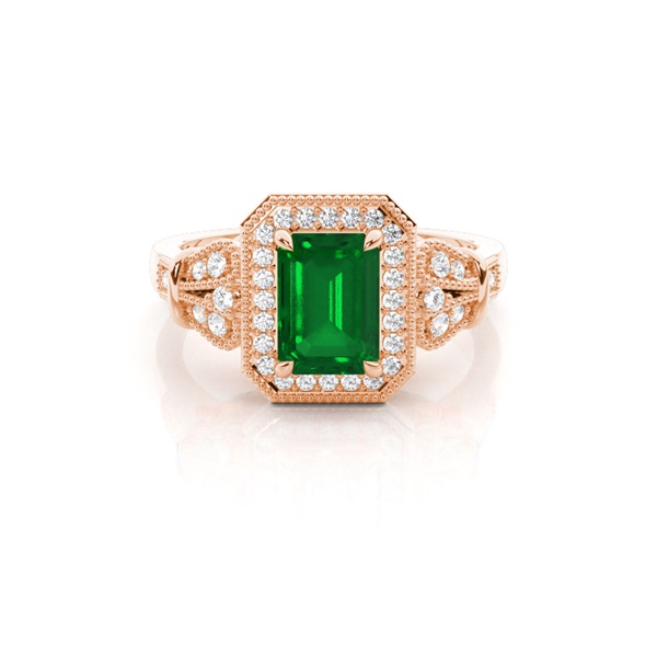 Prong Setting Side Stone Ring