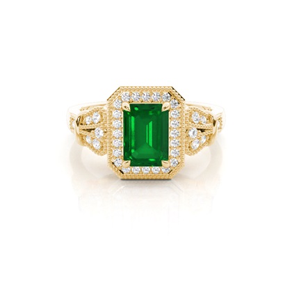Prong Setting Side Stone Ring