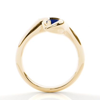 Gelbgold Saphir Diamantringe