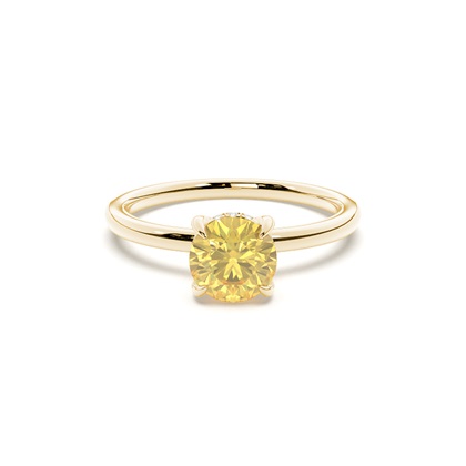 Yellow Gold Yellow Diamond Engagement Rings