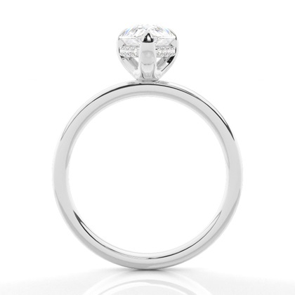 2.00 Carat Platin Halo Verlobungsringe