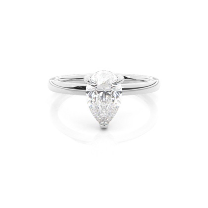Pear Shaped Diamond Engagement Rings
