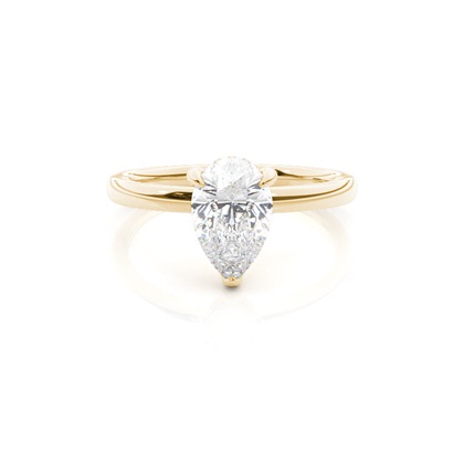 Yellow Gold Diamond Engagement Rings