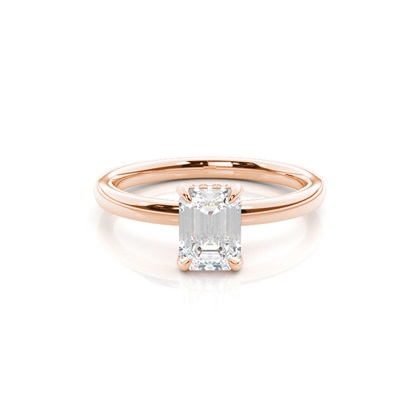 Emerald Cut Diamond Engagement Rings