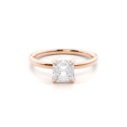 Rose Gold Diamond Engagement Rings