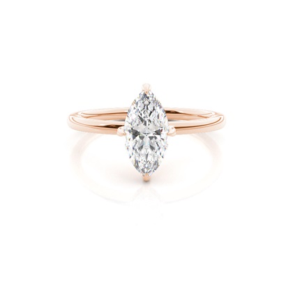 Rose Gold Diamond Engagement Rings